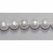 SHELL PEARL #601 12MM FACETED